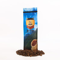 Sachets de café personnalisés avec valve, 125g 250g 500g 1kg 2kg, emballage de thé en grains de café écologiques