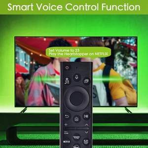 Télécommande de remplacement pour Smart <span class=keywords><strong>TV</strong></span>, compatible avec la commande vocale BN59-01385A <span class=keywords><strong>2022</strong></span>, utilisable pour la plupart des Smart <span class=keywords><strong>TV</strong></span> <span class=keywords><strong>Samsung</strong></span> 2018-2024 - Product Image 4