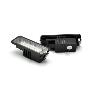 Ailead Standard 2PCS No Error Accessoires de voiture Lampe de plaque d'immatriculation LED pour VW Amarok EOS GOLF V GOLF IV LUPO New Beetle Passat - Product Image 2