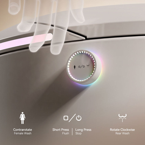 Nouvelle Conception Moderne Vente Chaude WC Intelligent Automatique Coloré à Poser au Sol avec Capteur Intégré, S-Trap et P-Trap, Petite Taille - Product Image 3