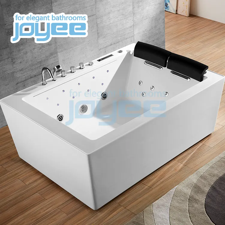 JOYEE bathroom sanitary ware manufacturer massage bathtub massage whirlpool tub with jacuzzi function