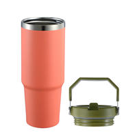 Tasses portables 20oz/30oz en acier inoxydable, mug isotherme, mug à sublimation, mugs personnalisés avec logo