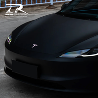 Película Protectora para Automóviles ZIRUI Piano, Negra Mate, TPU, Autoregenerable, Resistente a los Rayos UV y a los Arañazos, Resistente al Amarilleamiento, Decoración Exterior para Automóviles
