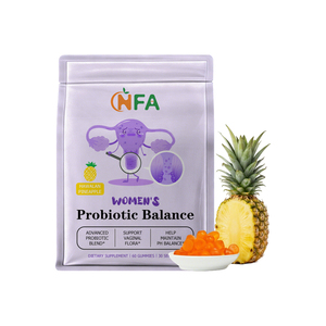 Gummies Probiotiques Équilibre Féminin les Plus Vendues avec Poudre de Fruit d'Ananas pour le Soutien Immunitaire et la Nourriture de la Flore Vaginale - Product Image 1