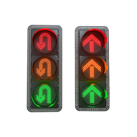 Feu de signalisation routière LED étanche IP65 300 mm à écran complet avec matériau PC