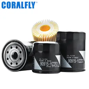 Toptan oto otomobil makine motor yağı filtreleri 90915-YZZJ3 Nissan Toyota Bmw Isuzu Honda Hyundai Howo Bosch Mann