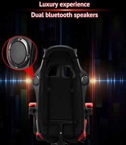 Miễn Phí Mẫu Ca Tùy Chỉnh Văn Phòng RGB Silla Gamer Para De Oficina Mềm Độn Rocking Màu Hồng Dễ Thương Video Trò Chơi Máy Tính Chơi Game Ghế - Product Image 3