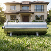 Système de filtration d'eau mural autonettoyant en acier inoxydable UF 2000L PVDF, lavable manuellement, pour toute la maison et cuisine extérieure