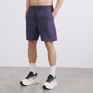 Pantaloncini Casual Estivi da Uomo JLM a Cinque Punti con Elastico in Vita, Fantasia Tinta Unita, Modello a Vita Media - Product Image 3