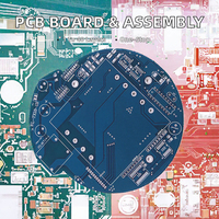 Fabricant de cartes de circuits imprimés circulaires personnalisées, assemblage de cartes de circuits imprimés bleues, service PCBA, prototype multicouche haute précision