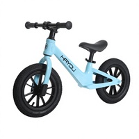 Vélo d'équilibre en alliage de magnésium à prix d'usine pour enfants de 2 à 7 ans, pneus de 12 pouces, selle recouverte de cuir - Marque privée