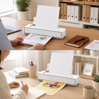Impresora Bluetooth Confiable y Sencilla de Usar, Mini Impresora de Inyección de Tinta Portátil con Batería Recargable para Impresión Diaria