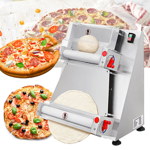 Machine à rouler la pâte à pizza semi-automatique en acier inoxydable électrique pour usage en boulangerie, facile à utiliser - Product Image 1