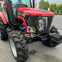 Tracteur agricole chinois neuf SHIWEN 120HP 4x4 certifié CE EPA, transmission par engrenages, moteur à économie d'énergie, garantie 1 an