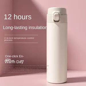 450ML थर्मस पानी की बोतल स्टेनलेस स्टील इन्सुलेशन वैक्यूम फ्लास्क कप ठंडा और गर्म मग वैक्यूम फ्लास्क कार पानी की बोतल रखें - Product Image 3