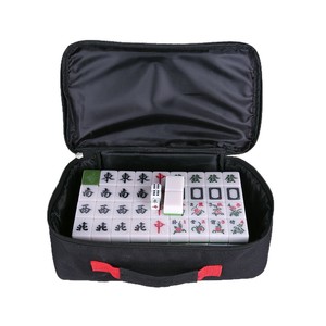 Portable Mahjong Storage Handbag Oxford PU Cloth Carry <b>Bag</b> for All Size Mahjong Tiles - Product Image 5