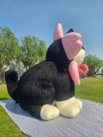 Ballon Mascotte Géant Gonflable Personnalisé Chat Imperméable Alimenté par Batterie Modèle de Dessin Animé pour Décoration Extérieure et Intérieure