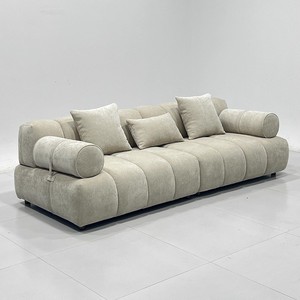 Modern Nordic Customized Size <b>Wooden</b> <b>Frame</b> Modular Sectional Couch for Living Room - Product Image 2