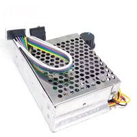 Régulateur de vitesse PWM 40A DC 10-55V 12/24/36V avec un potentiomètre à distance et un bouton de marche arrière