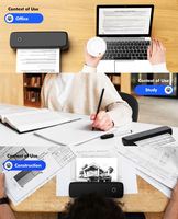 Printer Thermal Mini Portabel A4 Langsung dari Pabrik, Printer A4 Portabel untuk Rumah Tangga, Bluetooth, Kantor, Impresora Portatil