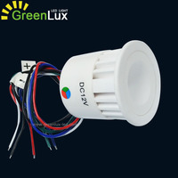 5 watts dmx 512 12v rvb a mené la lumière de tache avec 4 broches fil câble
