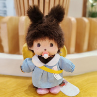 Vente en gros Nouveau Monkey Monchiki 15cm Poupée à habiller, peluche à suspendre, article de décoration mignon