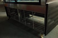 Congélateur horizontal à porte coulissante 800L à refroidissement direct pour supermarché