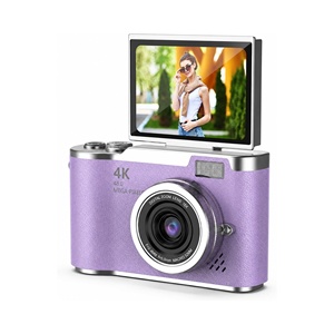 Mini Kids Flip Screen HD Digital Camera-Portable Travel Camera with 180 Wideangle and TF <b>Card</b> Support - Product Image 1