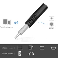 Récepteur sans fil 3,5 mm Adaptateur mains libres Bluetooth 5.0 Récepteur pour autoradio Aux Récepteur Bluetooth