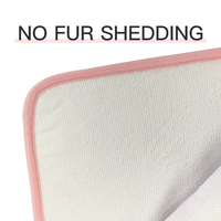 Serviette pour animaux de compagnie super absorbante en microfibre, serviette de séchage pour chien, serviette de bain douce pour tous les chiens et chats avec empreinte de patte brodée