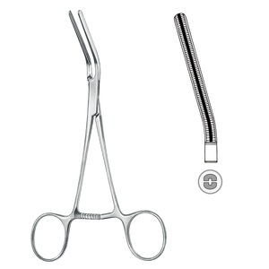 Bainbridge Multi Purpose Vascular <b>Clamp</b> Curved / Surgical Instruments - Product Image 1