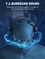 Audífonos para Juegos Onikuma X20 con Cable de 3.5mm para PC, con Micrófono, Auriculares Portátiles para Gamers