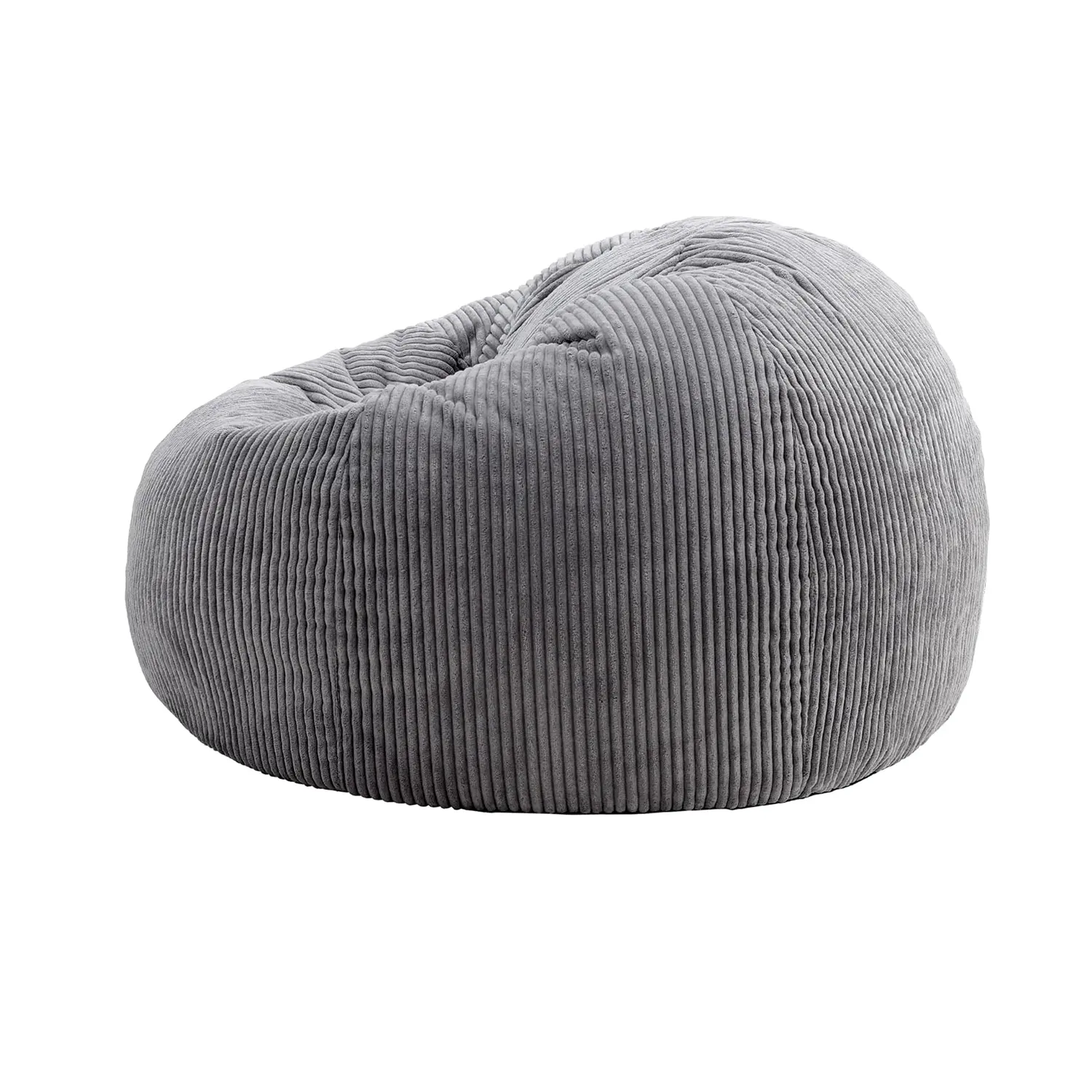 Colorful Custom Lazy Sofa Round Foldable Single Round Big kids grey Bean Bag Sofa Chair with beans filled