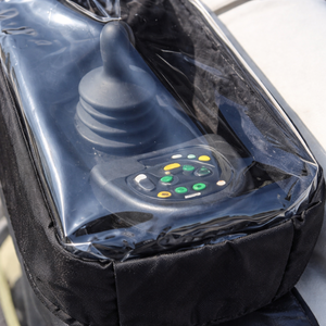 Custom Power Wheelchair Arm Joystick Cover Clear Weatherproof Protective Sleeve for Outdoor Use Mobility Aid Accessory - Product Image 2