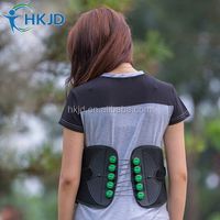 Ceinture de soutien lombaire réglable HKJD avec système de poulie à cordon, soutien ergonomique réglable pour le dos, soutien orthopédique
