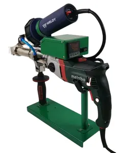 1600W Portable Handheld Plastic Welding Machine Extrusion Welding Gun Machine 3mm-5mm For plastic pipes / containers /Sheets