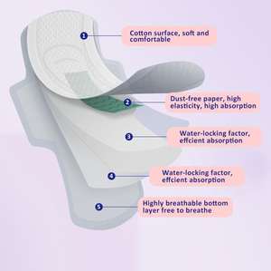 ผ้าอนามัยผ้าอนามัยผ้าอนามัยผ้าอนามัยผ้าอนามัยแผ่นบางเฉียบระบายอากาศได้ดี - Product Image 2