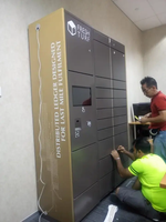 Uangzhou-armario de madera de alta resistencia, estructura de acero inoxidable, resistente al agua