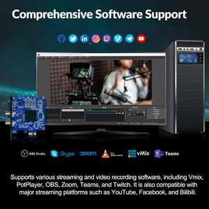 Tarjeta de Captura y Reproducción PCIe de Metal AVMATRIX VP30, Latencia Ultrabaja con Salida SDI para PC, PS5/PS4/<span class=keywords><strong>Xbox</strong></span> Series X/S - Product Image 3