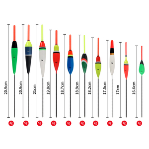 Lot de 10 flotteurs de pêche en mousse colorés, matériel de pêche, avec <span class=keywords><strong>paillettes</strong></span> intelligentes à Led, pour airsoft - Product Image 6