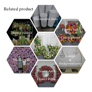 Roses et Hortensias Artificiels en Soie Rose et Vert Émeraude, Faits à la Main, Écologiques et Réalistes pour Décoration de Fond de Mariage - Product Image 5