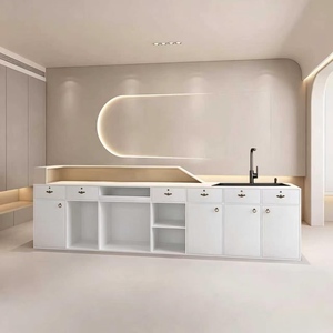 Office Water B Bar Integrated Cabinet Company Coffee Shop with Single Slot Tea Room Operating Desk Fruit Shop Cashier - Product Image 5
