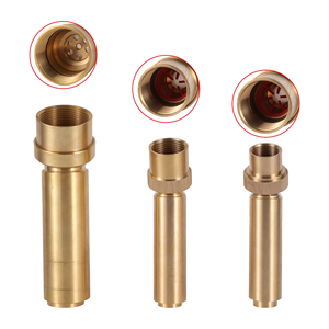 Buse de fontaine en laiton à filetage interne réglable 3/4" 1" 1,5", buse à bulles à air mélangé pour bassin de <span class=keywords><strong>jardin</strong></span> et aménagement paysager - Product Image 3