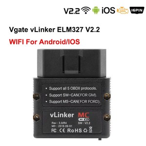 Escáner OBD2 Vgate VLinker <span class=keywords><strong>MC</strong></span>+ BLE ELM327 para Android/iOS/Windows, Herramienta de Diagnóstico de Automóviles con Wifi ELM 327 - Product Image 3