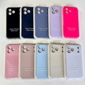 เคสโทรศัพท์ซิลิโคนลายเลนส์กล้อง สำหรับ iPhone 11 12 13 14 15 16 17 18 Pro Max สีพื้น เรียบหรู ทันสมัย - Product Image 6