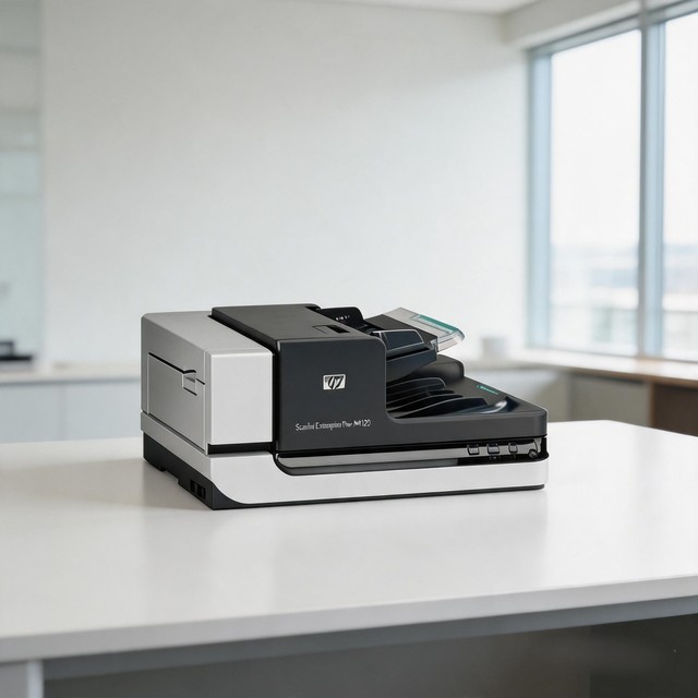 ScanJet N9120 A3 48-Bit Color Depth 600dpi Optical Resolution Flatbed Scanner 50ppm 100ipm Auto Duplex 100 Sheets ADF CCD
