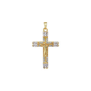 [Auténtico Oro sobre Cobre] Colgante de Zirconio con Microincrustaciones, Joyería Artesanal Personalizada Transparent <span class=keywords><strong>Faith</strong></span>, Diseño Transfronterizo - Product Image 5