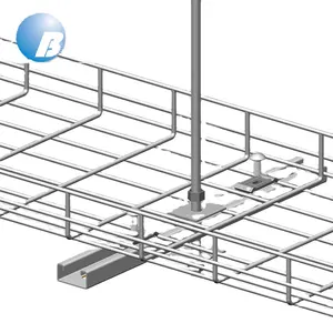 BESCA Supplier Customized Galvanized Wire Mesh Cable Tray Stainless Steel Wire Basket Cable Tray