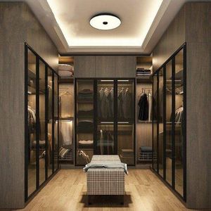 Moontree Custom Luxury Dormitorio Muebles De Madera Walk in Closet Armario Gabinete - Product Image 2