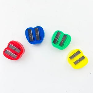 Sacapuntas de Plástico de Dos Orificios de Color Sólido, Bonitos y Económicos para Estudiantes Escolares - Product Image 3